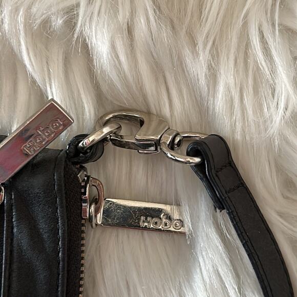 HOBO | The Original Bag Double Zipper Black Clutch/Purse - Picture 9 of 11